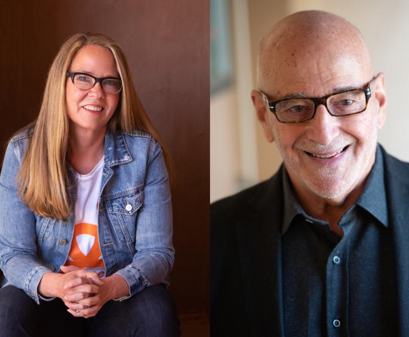 Julie Castle and Francis Battista